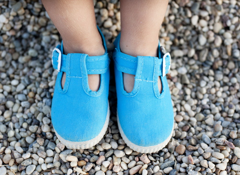 Scarpine Primi Passi Mod8 Karma Per Bambina, In Pelle, Chiusura A Strappo, Tacco Piatto, Larghezza Normale
